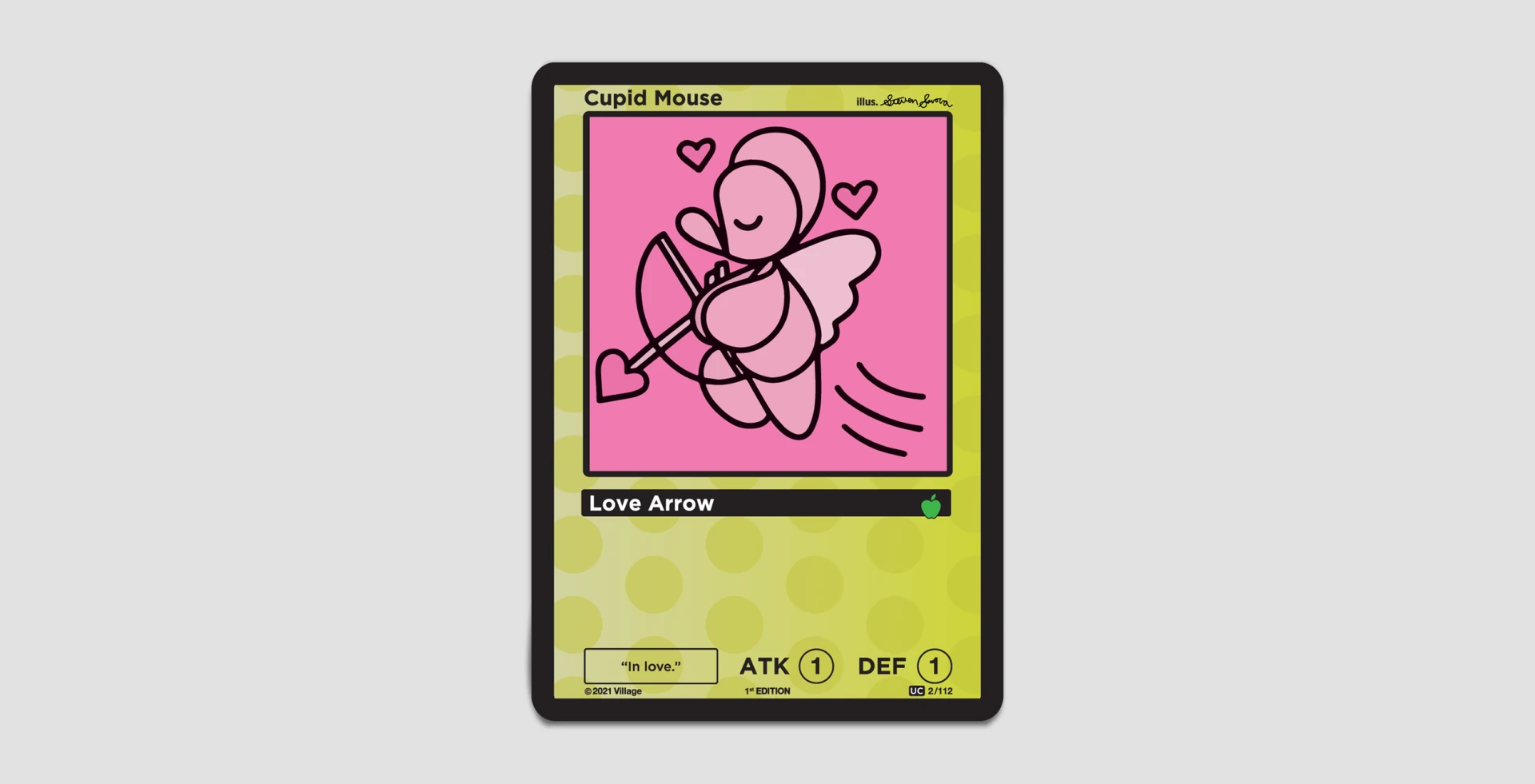 Additional Village Mice trading card layout and illustrated mouse artwork