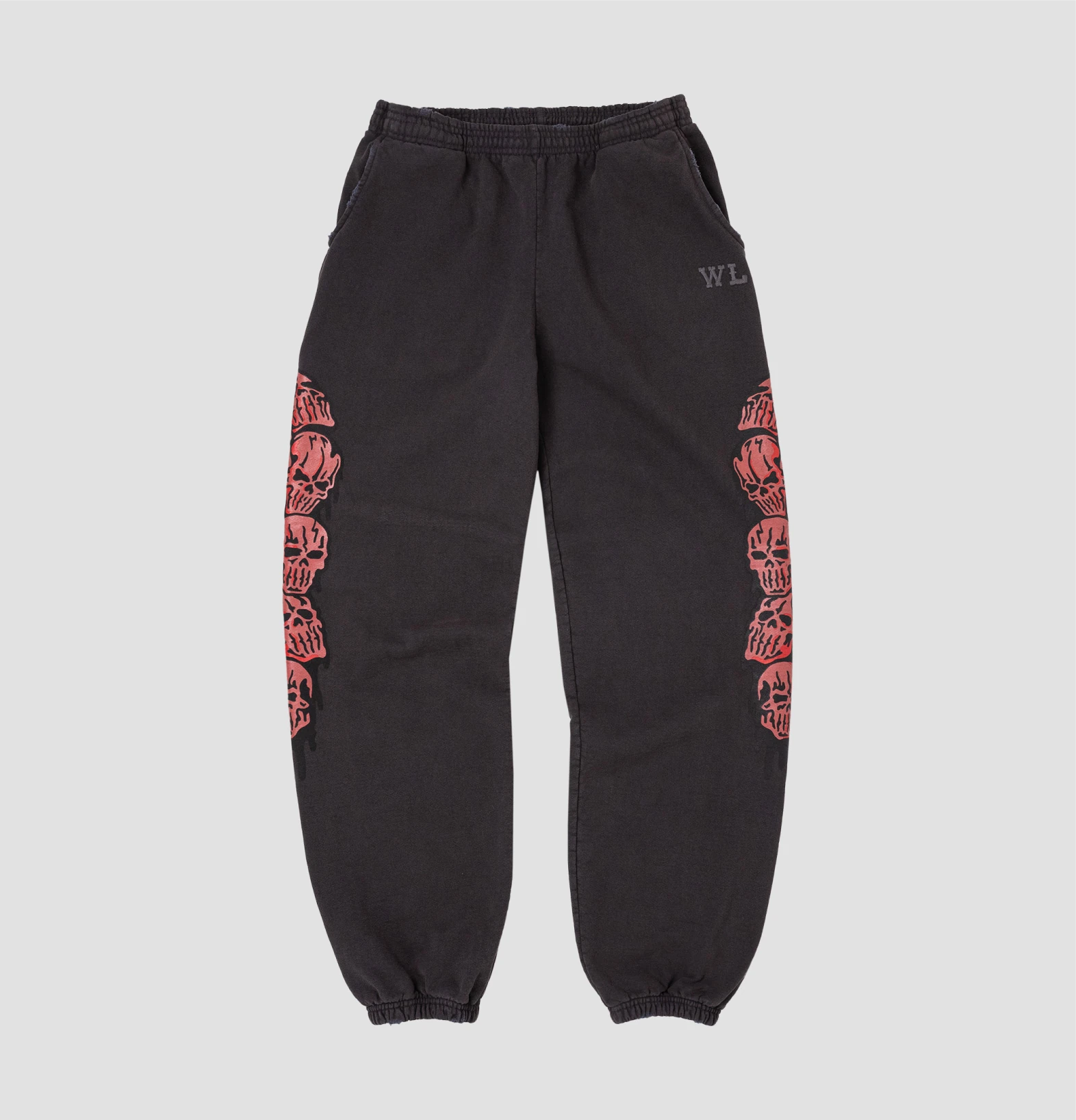 Dark Warren Lotas pants with illustrated side details